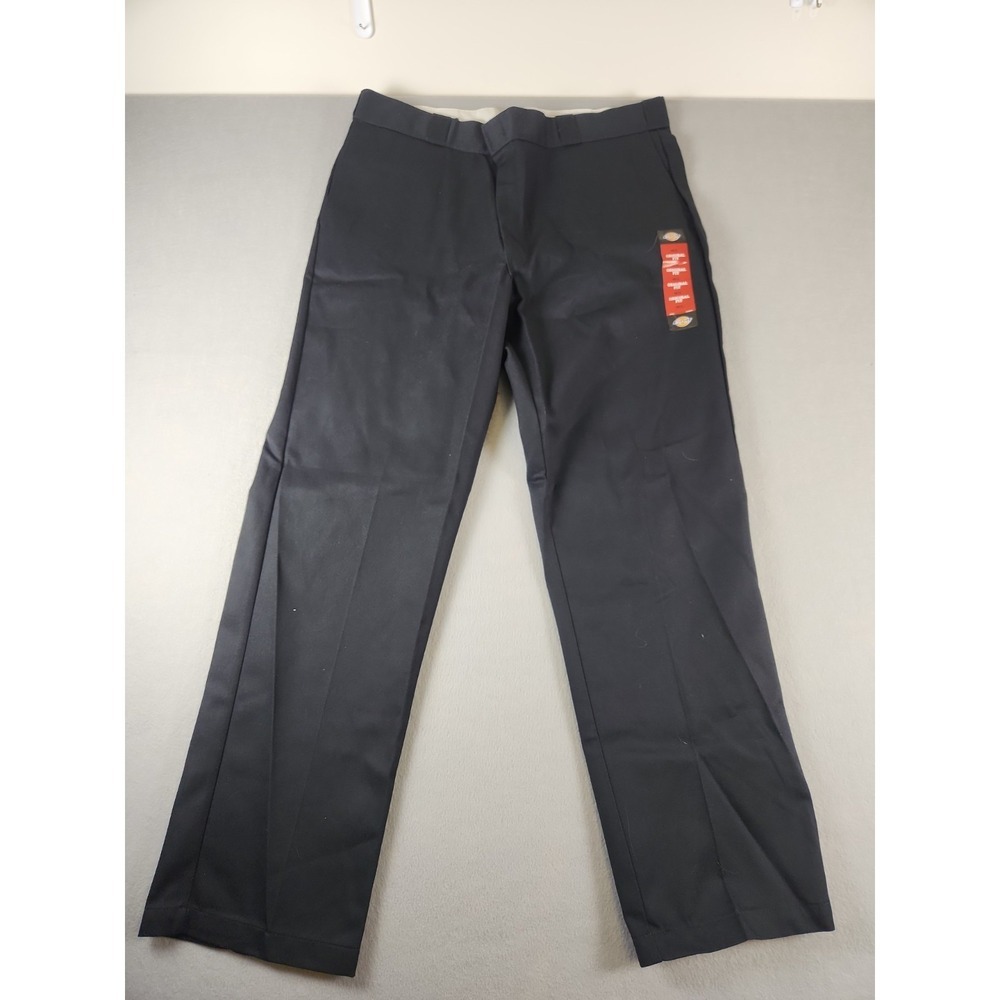 Dickies Men's 874 Classic Original Fit Uniform Work Pants Black 40x32